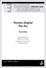 Nuestra Alegria / Our Joy SAB choral sheet music cover